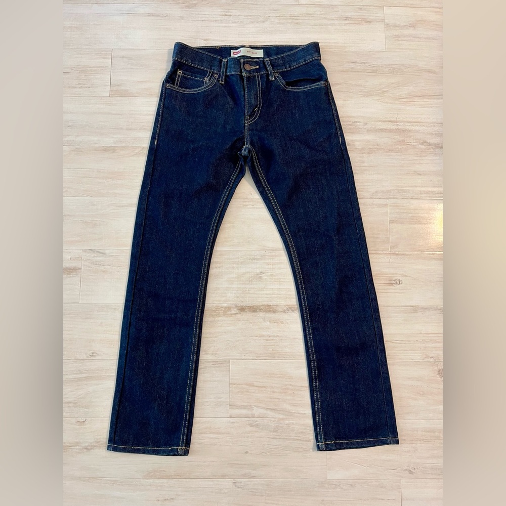 Levi’s 511 Boys Size 14 Reg Slim Fit Straight Leg Jeans, 27x27”
